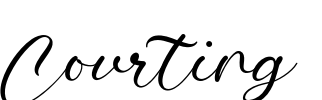 Courting Font Image