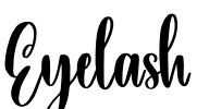 Eyelash Font Image