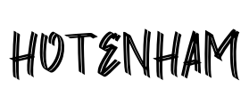 HOTENHAM Font Image