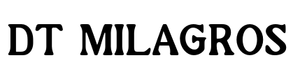 DT Milagros Font Image
