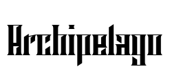 Archipelago Font Image