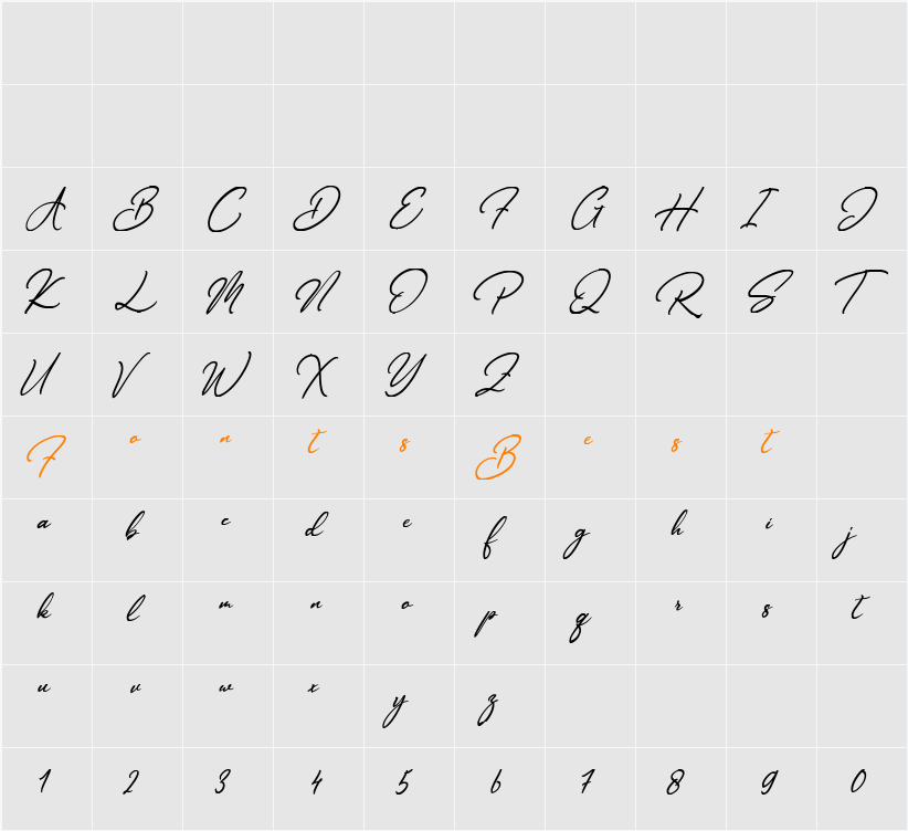 AntarigBlagu Character Map