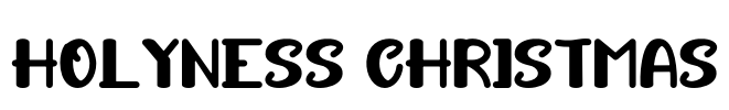 HOLYNESS CHRISTMAS Font Image