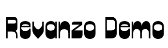 Revanzo Demo Font Image