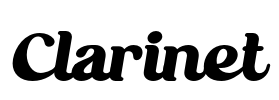 Clarinet Font Image