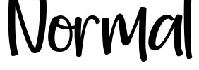 Normal Font Image