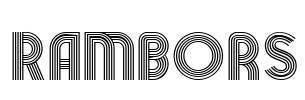 Rambors Font Image