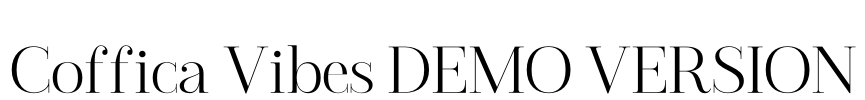 Coffica Vibes DEMO VERSION Font Image