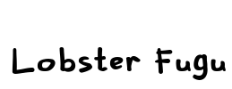 Lobster Fugu Font Image