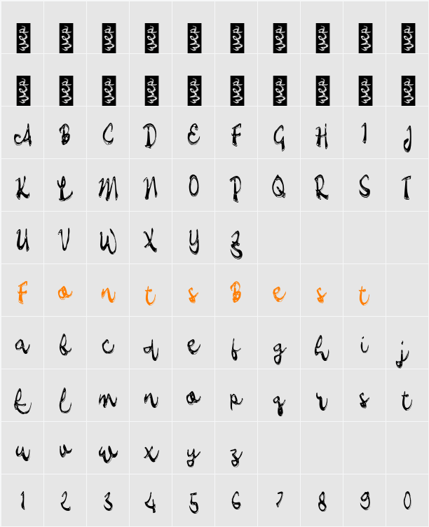 L Lemilyan Character Map