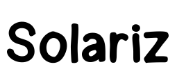 Solariz Font Image