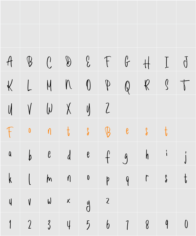 Romantick Character Map
