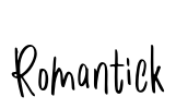 Romantick Font Image