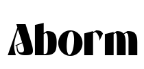Aborm Font Image