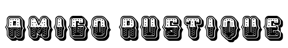 Amigo Rustique Font Image