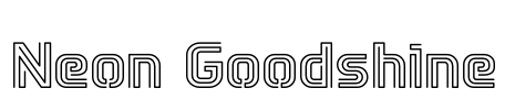 Neon Goodshine Font Image