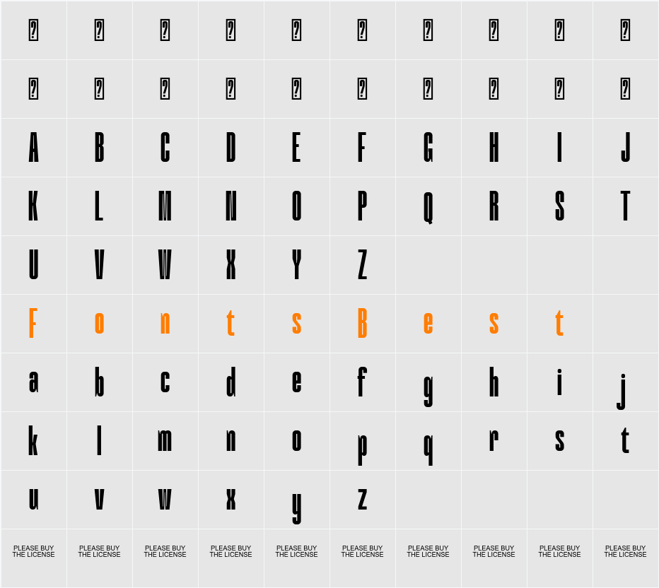 Sabegams Character Map