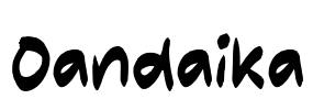 Oandaika Font Image