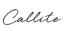 Callite Font Image