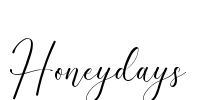 Honeydays Font Image
