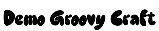 Demo Groovy Craft Font Image