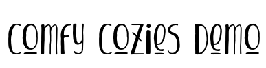 Comfy Cozies Demo Font Image