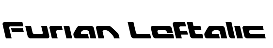 Furian Leftalic Font Image
