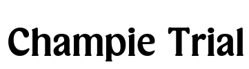 Champie Trial Font Image