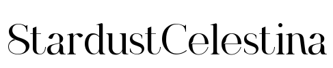 StardustCelestina Font Image