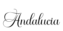 Andalucia Font Image