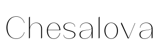 Chesalova Font Image