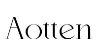 Aotten Font Image