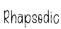 Rhapsodic Font Image