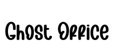 Ghost Office Font Image