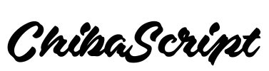 ChibaScript Font Image