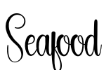 Seafood Font Image