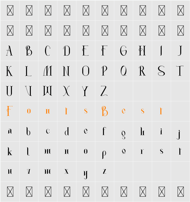Absolute - Demo Character Map