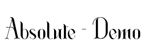 Absolute - Demo Font Image