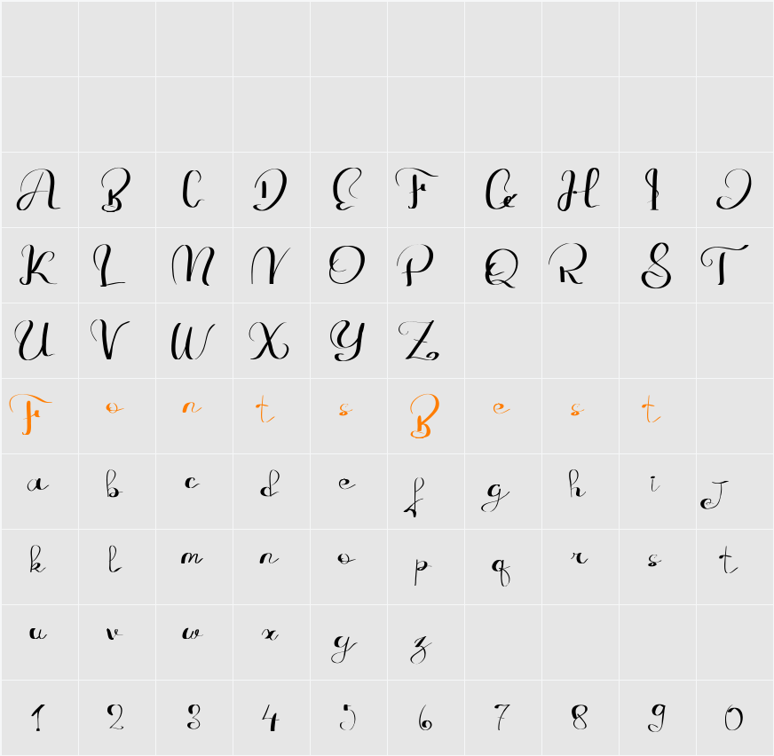 Fatih Character Map