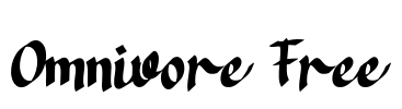 Omnivore Free Font Image