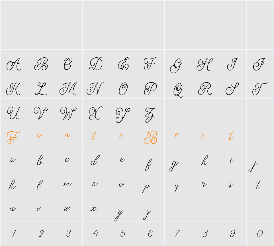 Angelitta Character Map