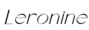 Leronine Font Image