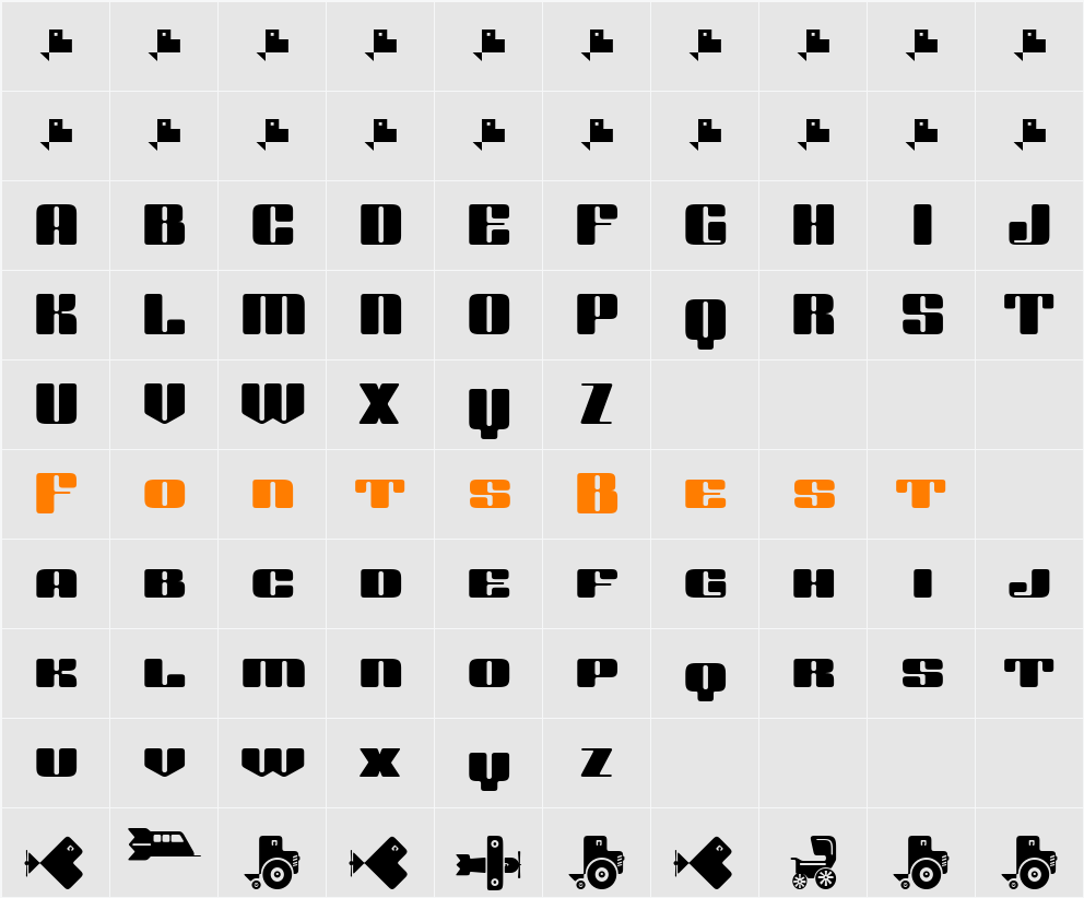 Odisean SC Character Map