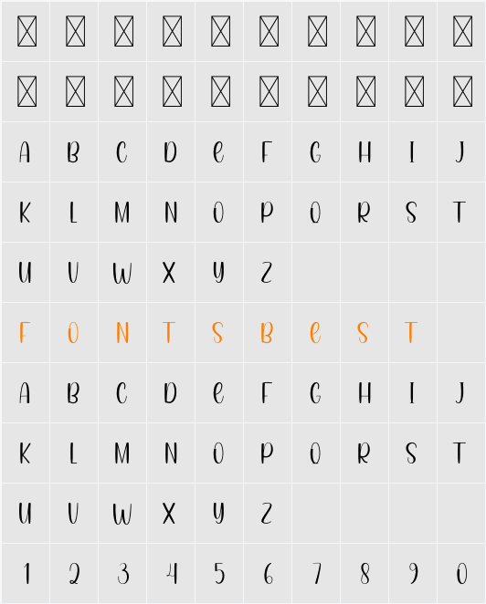 Nokturnal Character Map