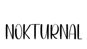 Nokturnal Font Image
