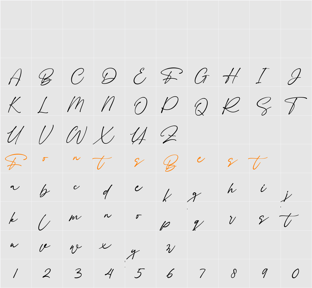 Cathyperry Character Map