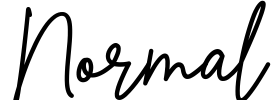 Normal Font Image