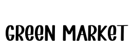 Green Market Font Image