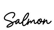 Salmon Font Image