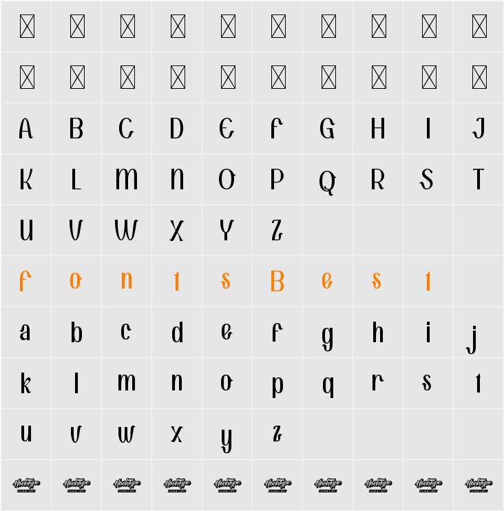 CastleRusticDemo Character Map
